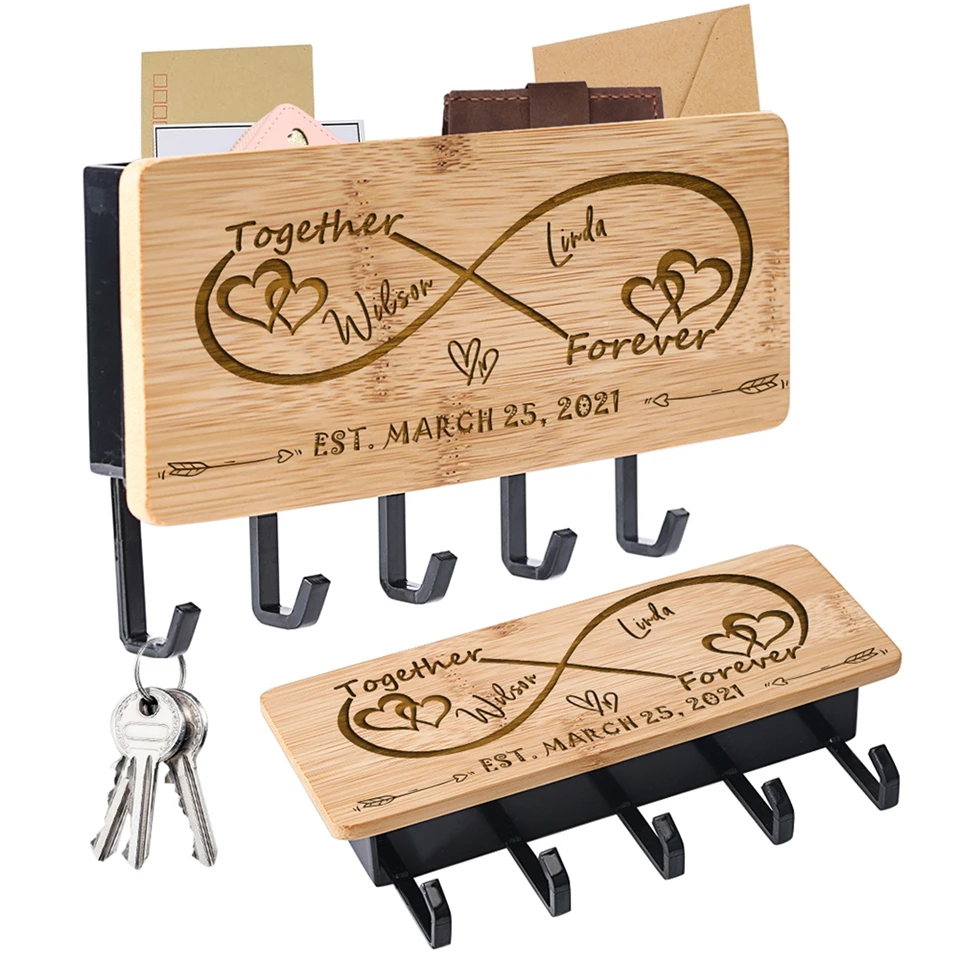 Personalized Name/Date Key Hangers Storage Box Sundry Door Back Key Racks Decorative Wall Customized Key Ring Holder for Wall
Personalized Name/Date Key Hangers Storage Box Sundry Door Back Key Racks Decorative Wall Customized Key Ring Holder for Wall