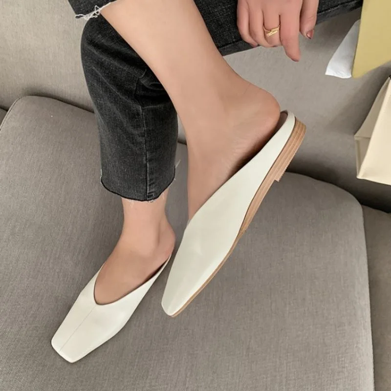 Coolcept Women Sandals Shoes Square Toe Low Heel Mules Slip On Genuine Leather High Quality Shoes Ladies Footwear Size 34-43
Coolcept Women Sandals Shoes Square Toe Low Heel Mules Slip On Genuine Leather High Quality Shoes Ladies Footwear Size 34-43