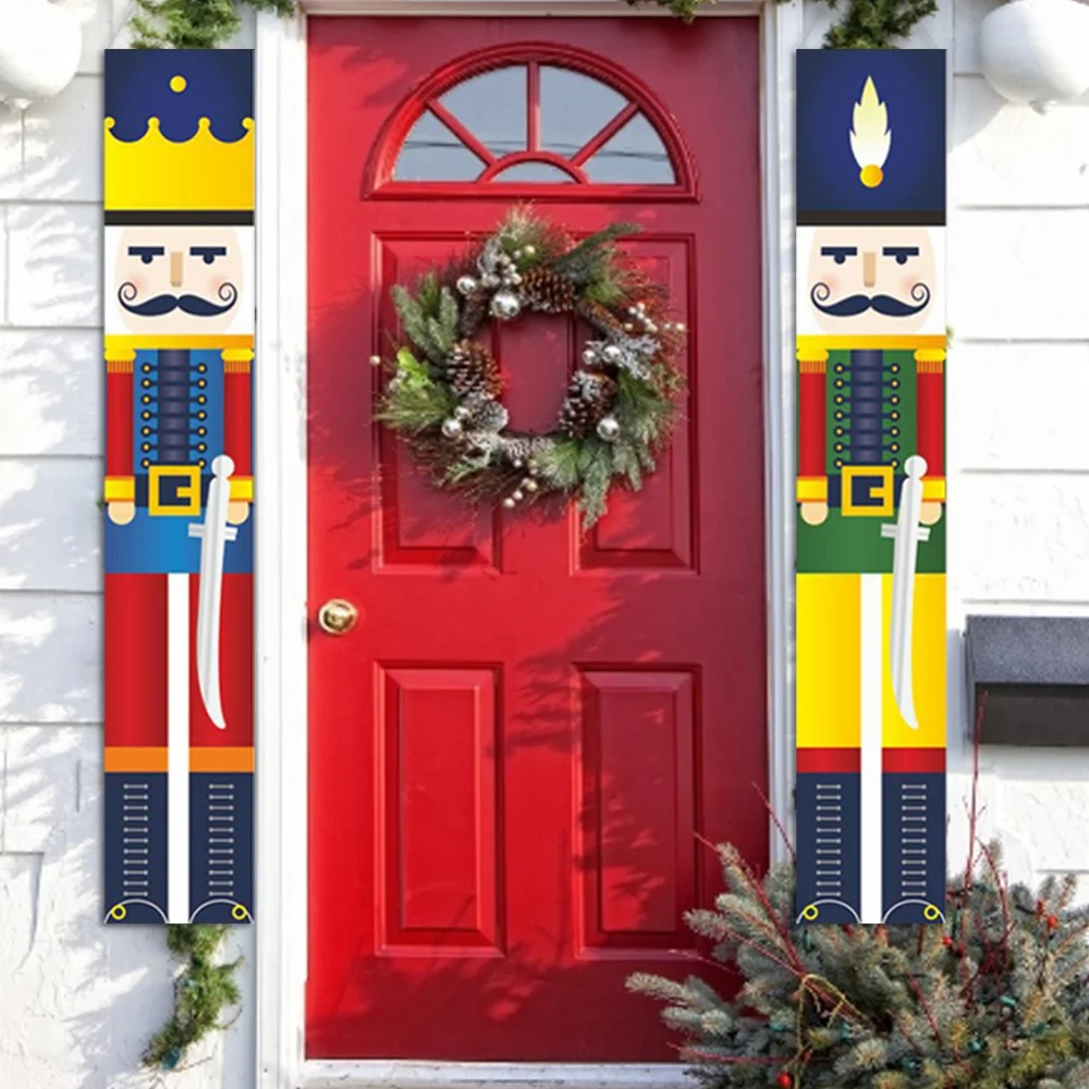 Nutcracker Soldier Christmas Decorations Outdoor Xmas Decor Banners for Front Door Porch Garden Indoor Exterior Kids Party
Nutcracker Soldier Christmas Decorations Outdoor Xmas Decor Banners for Front Door Porch Garden Indoor Exterior Kids Party