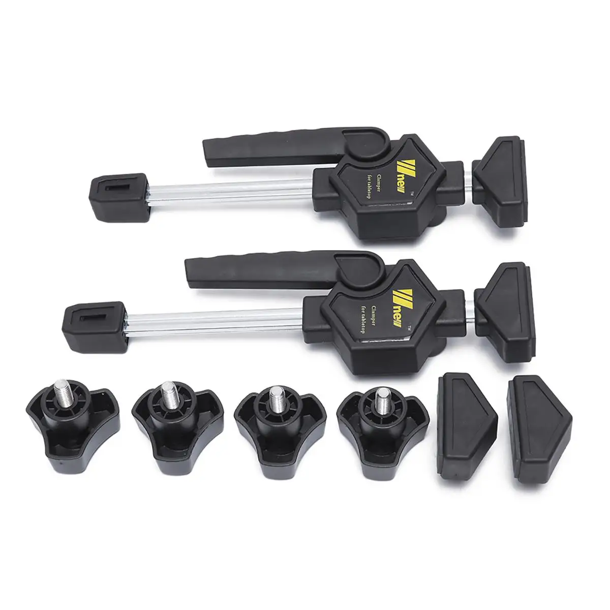 2x Adjustable Quick Ratchet Woodworking Bar Clamp Clip Kit Quick Release Clamp for Tabletop Frame Fixed Benches Uxiliary Tool
2x Adjustable Quick Ratchet Woodworking Bar Clamp Clip Kit Quick Release Clamp for Tabletop Frame Fixed Benches Uxiliary Tool