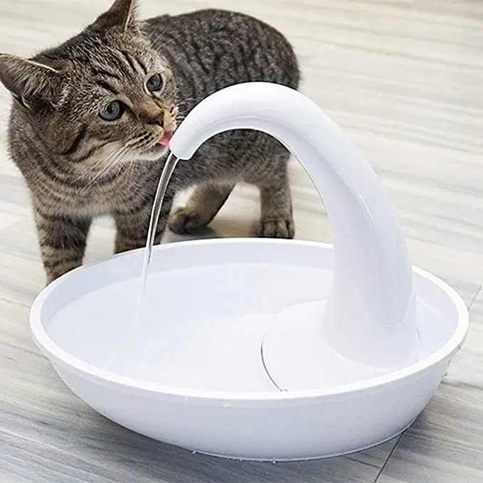 New 2.34L Automatic Pet Cat Water Dispenser Swan Shape Flow-Adjustable Quiet Cat Dog Drinking Water Fountain Drinker Feeder Bowl
New 2.34L Automatic Pet Cat Water Dispenser Swan Shape Flow-Adjustable Quiet Cat Dog Drinking Water Fountain Drinker Feeder Bowl