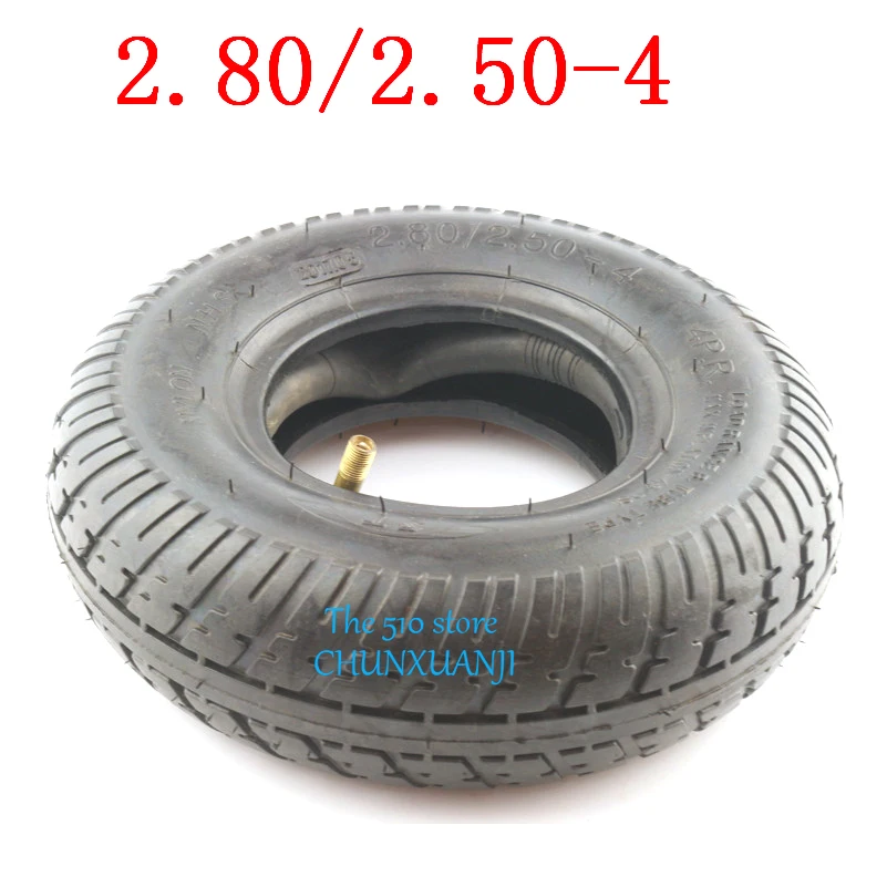 Size 2.80/2.50-4 inner and outer tire 280/250-4 air tyre fits Gas / Electric Scooter ATV Elderly Mobility Scooter
Size 2.80/2.50-4 inner and outer tire 280/250-4 air tyre fits Gas / Electric Scooter ATV Elderly Mobility Scooter
