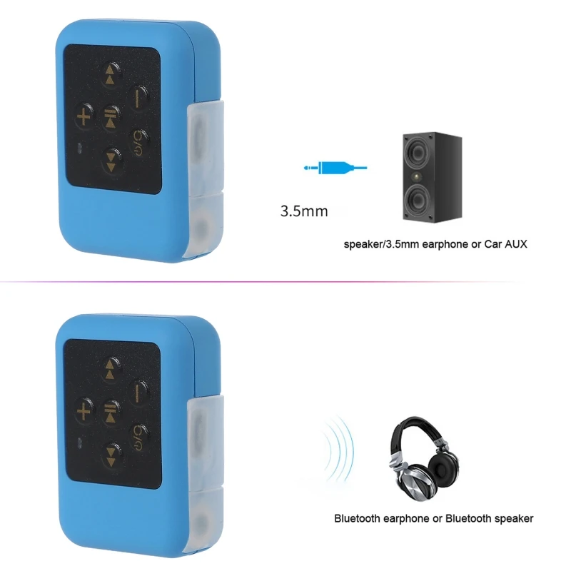 Водонепроницаемый перезаряжаемый Bluetooth-совместимый MP3 музыкальный плеер с