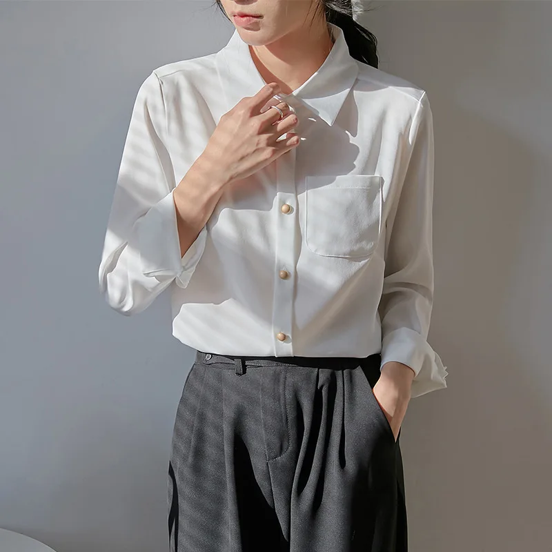 Women Shirts Long Sleeve Solid White Chiffon Office Blouse Women Clothes Womens Tops And Blouses Blusas Mujer De Moda 2020 New
Women Shirts Long Sleeve Solid White Chiffon Office Blouse Women Clothes Womens Tops And Blouses Blusas Mujer De Moda 2020 New