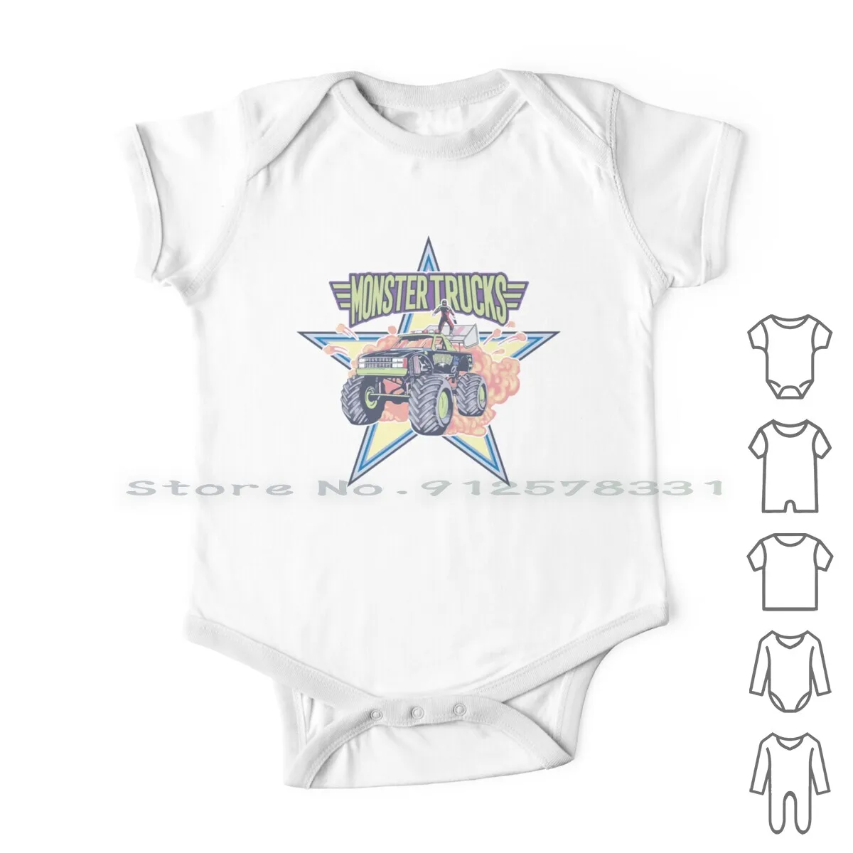 Monster Truck Newborn Baby Clothes Rompers Cotton Jumpsuits Race Racing Jam 90s 80s 70s 60s Entertainment Vintage Retro Career
Monster Truck Newborn Baby Clothes Rompers Cotton Jumpsuits Race Racing Jam 90s 80s 70s 60s Entertainment Vintage Retro Career