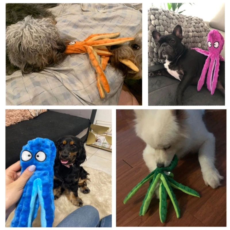 8 Legs Octopus Stuffed Plush Toy Pet Dog Squeaker Sounder Sounding Paper Puppy Play Training Teeth Chew Molar Supplies
8 Legs Octopus Stuffed Plush Toy Pet Dog Squeaker Sounder Sounding Paper Puppy Play Training Teeth Chew Molar Supplies