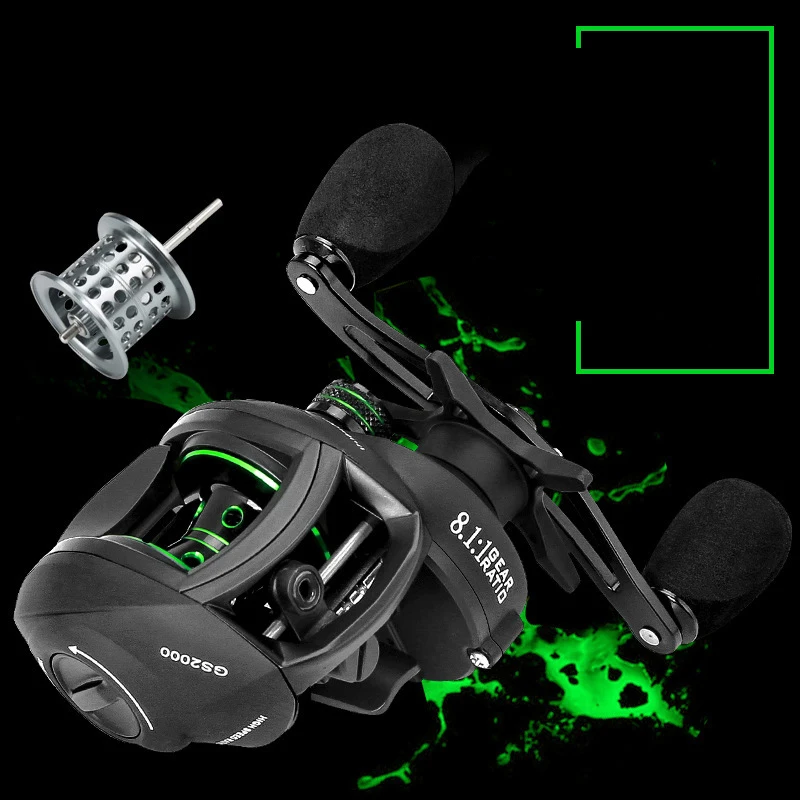 12+1BB Baitcasting Reel Brake System Reel 8KG Max Drag 8.1:1 High Speed Ultralight Fishing Reel
12+1BB Baitcasting Reel Brake System Reel 8KG Max Drag 8.1:1 High Speed Ultralight Fishing Reel