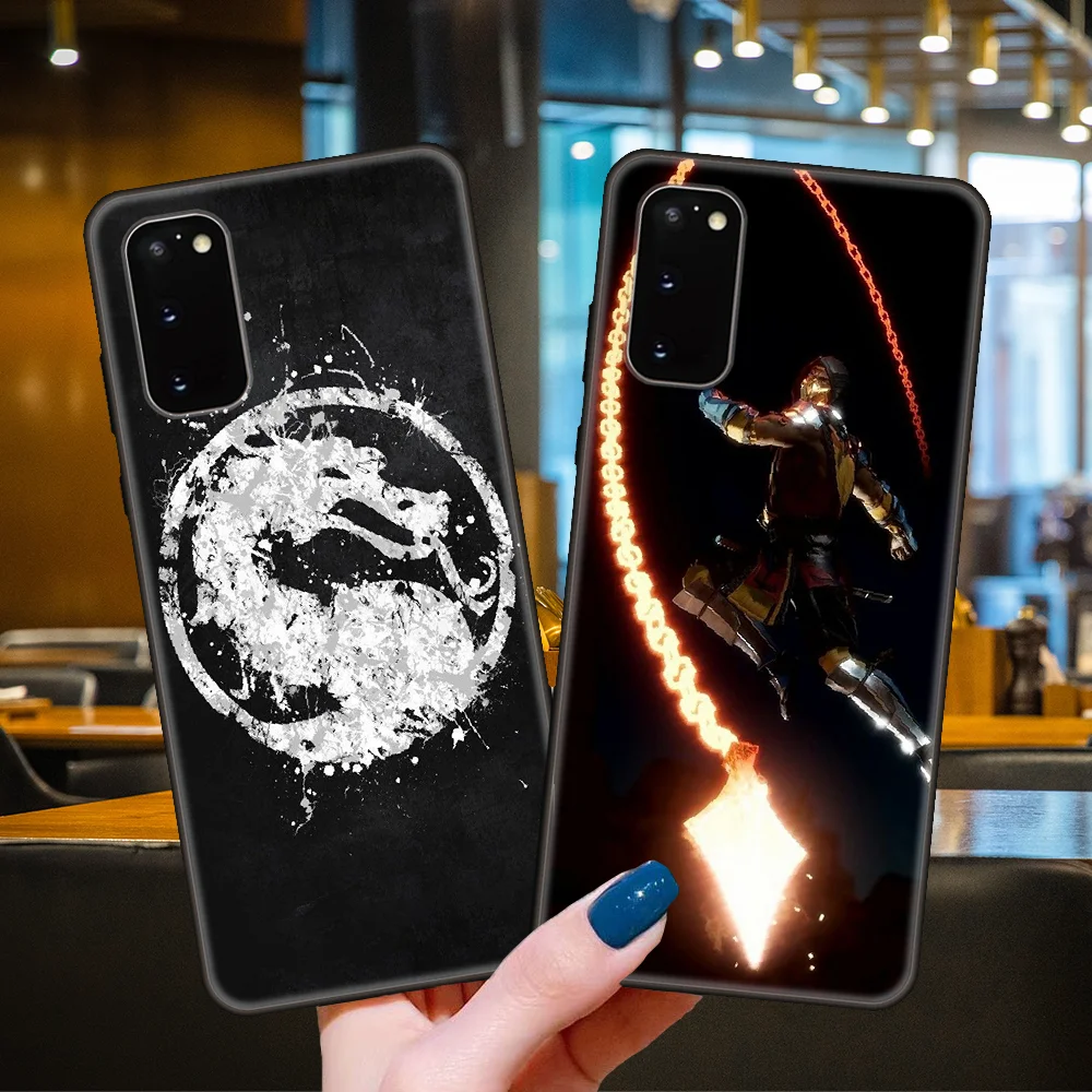 Phone Case For SamSung Galaxy S20 S10 S9 S8 S7 S6 Plus E Lite Ultra Edge Black Cover Waterproof Art Scorpion Mortal Kombat | Мобильные