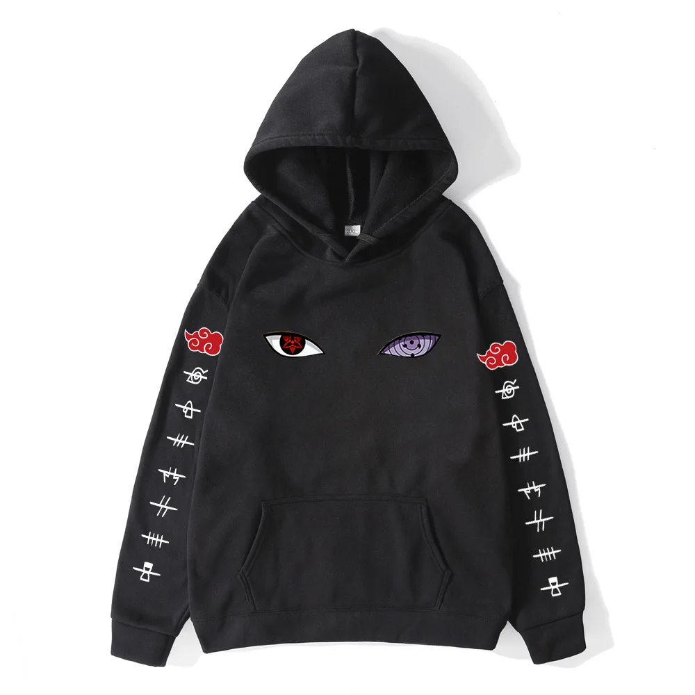 NEW Harajuku Anime Hoodies Men Women Uchiha Uzumaki Hatake Eyes Printing Pullover Sweatshirt Hip Hop Streetwear Male Brand Tops
NEW Harajuku Anime Hoodies Men Women Uchiha Uzumaki Hatake Eyes Printing Pullover Sweatshirt Hip Hop Streetwear Male Brand Tops