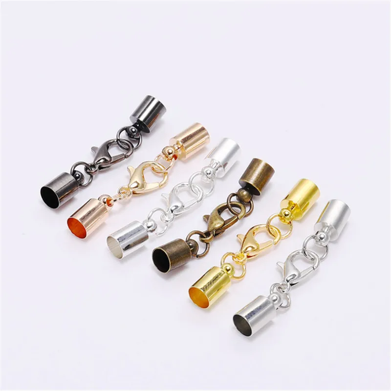 10pcs 3-10mm Leather Cord Bracelet Lobster Clasps Hooks Crimps End Tip Caps Connectors For Jewelry Making Findings Necklace
10pcs 3-10mm Leather Cord Bracelet Lobster Clasps Hooks Crimps End Tip Caps Connectors For Jewelry Making Findings Necklace