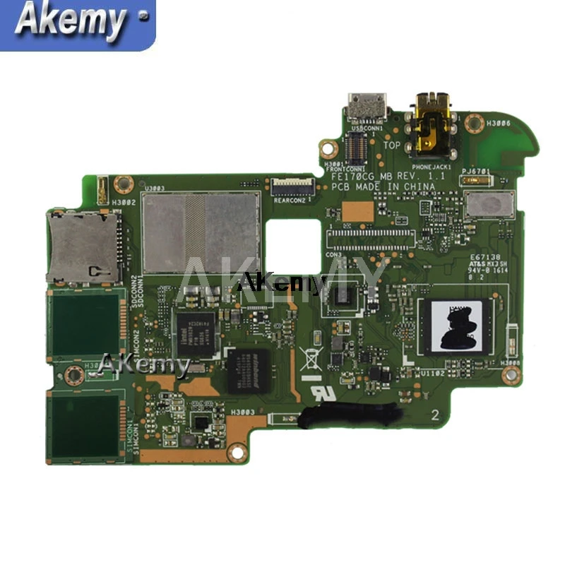 Akemy FE170CG Tablet motherboard For Asus ME70CX ME70C Test original mainboard 4G
Akemy FE170CG Tablet motherboard For Asus ME70CX ME70C Test original mainboard 4G