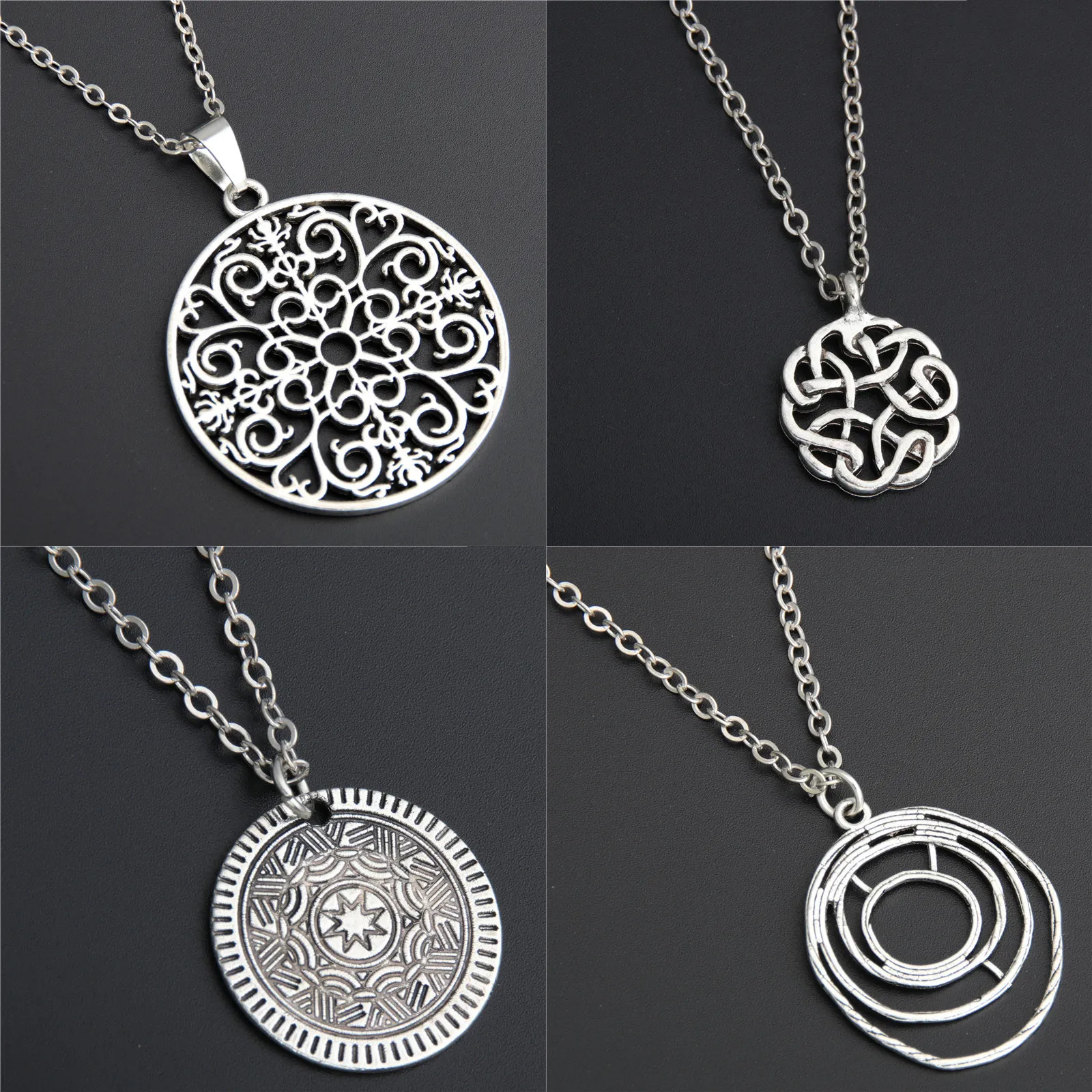 Цепочка с круглым кулоном, 1 шт. 
Цепочка с круглым кулоном, 1 шт.