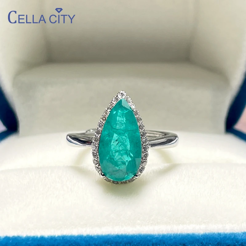 Женское кольцо из серебра 925 пробы с турмалином в форме капли
Женское кольцо из серебра 925 пробы с турмалином в форме капли