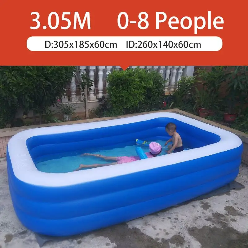 Inflatable Swimming Pool High Quality Thickened Large Size Comfortable Family Pool Adults Children Outdoors Bathing Tub Bathtub
Inflatable Swimming Pool High Quality Thickened Large Size Comfortable Family Pool Adults Children Outdoors Bathing Tub Bathtub