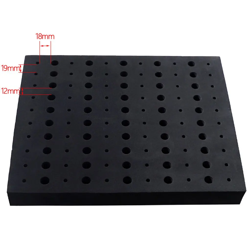 Save Space Multifunctional Garage Hard Foam Router Bit Tray Tools Storage Durable Milling Cutters Divider Workshop 110 Holes
Save Space Multifunctional Garage Hard Foam Router Bit Tray Tools Storage Durable Milling Cutters Divider Workshop 110 Holes
