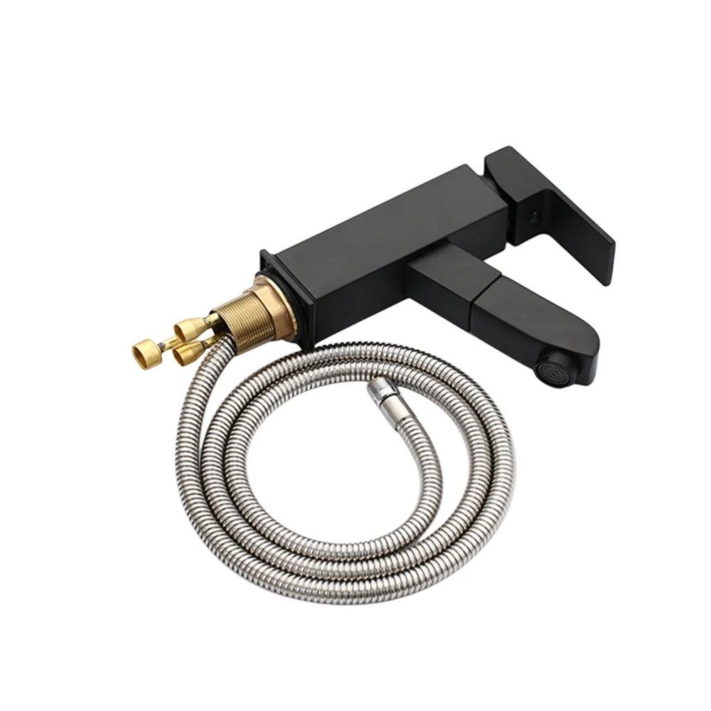 1Pc Copper Pull-type Faucet Wash Basin Use Hot And Cold Water Mixed Water Tap (Black)
1Pc Copper Pull-type Faucet Wash Basin Use Hot And Cold Water Mixed Water Tap (Black)