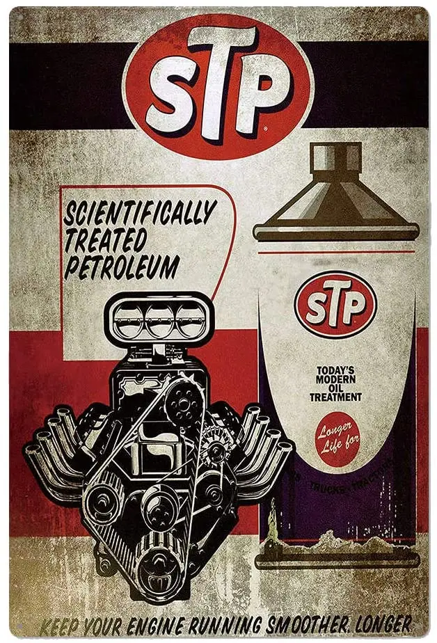 Original Retro Design STP Tin Metal Wall Art Signs, Keep Your Engine Running Thick Tinplate Print Poster Wall Garage
Original Retro Design STP Tin Metal Wall Art Signs, Keep Your Engine Running Thick Tinplate Print Poster Wall Garage