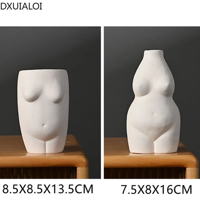 DXUIALOI Nordic Creative Ceramics Abstract Body Art Vase Living Room Flower Arrangement Desktop Art Decoration Home Decoration 
DXUIALOI Nordic Creative Ceramics Abstract Body Art Vase Living Room Flower Arrangement Desktop Art Decoration Home Decoration