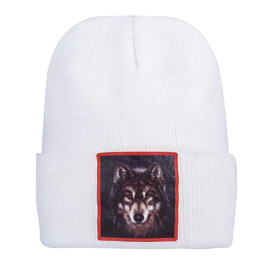 Белая зимняя вязаная шапка женские шапочки Skullies короткие с манжетами капот