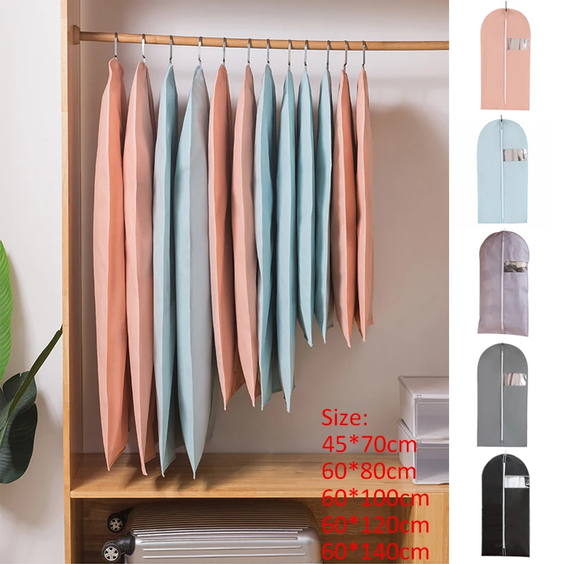 1PC Jacket Dust-Proof Cover Visible Transparent Window Clothes Bag Non-Woven Cloth Home Suit Modern 5 Colors
1PC Jacket Dust-Proof Cover Visible Transparent Window Clothes Bag Non-Woven Cloth Home Suit Modern 5 Colors