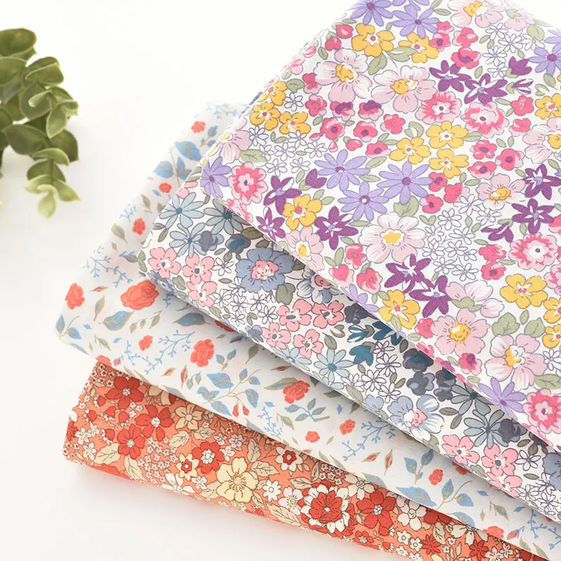 145x50cm Pure Cotton Floral Flower Branch Poplin Fabric Clothes and Dresses Kids' Shirts Dress Handmade Cloth
145x50cm Pure Cotton Floral Flower Branch Poplin Fabric Clothes and Dresses Kids' Shirts Dress Handmade Cloth