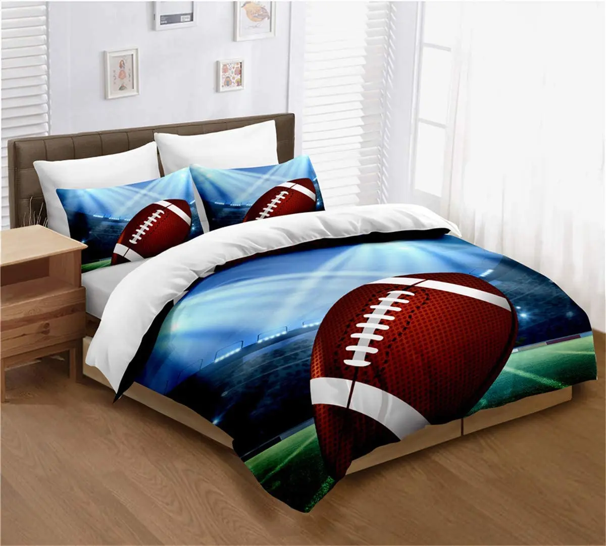 ayigu American Football Duvet Cover Set 3D Sports Rugby Duvet Cover for Men Teens Boys Kids Twin Size 2 Piece Bedding
ayigu American Football Duvet Cover Set 3D Sports Rugby Duvet Cover for Men Teens Boys Kids Twin Size 2 Piece Bedding
