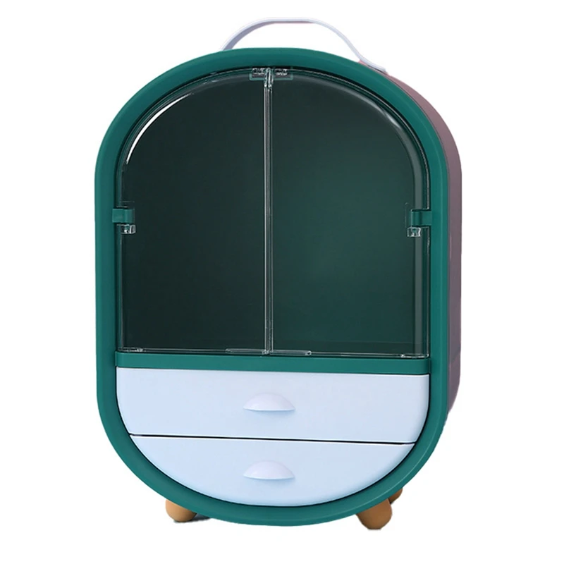 Cosmetic Storage Box Large Capacity Portable Dustproof Desktop Skin Care Products Jewelry Double Door Storage Box
Cosmetic Storage Box Large Capacity Portable Dustproof Desktop Skin Care Products Jewelry Double Door Storage Box
