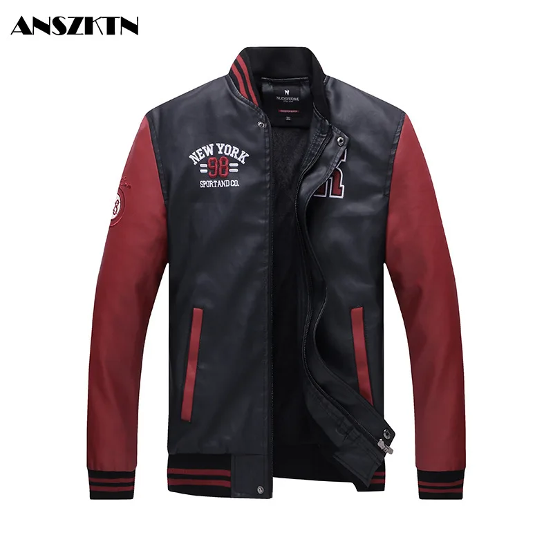 Jackets Men Stand Collar Pu Leather Coats Fleece Pilot Jacket hombre Thick Faux Fur Zipper College Luxury jaqueta de masculina
Jackets Men Stand Collar Pu Leather Coats Fleece Pilot Jacket hombre Thick Faux Fur Zipper College Luxury jaqueta de masculina