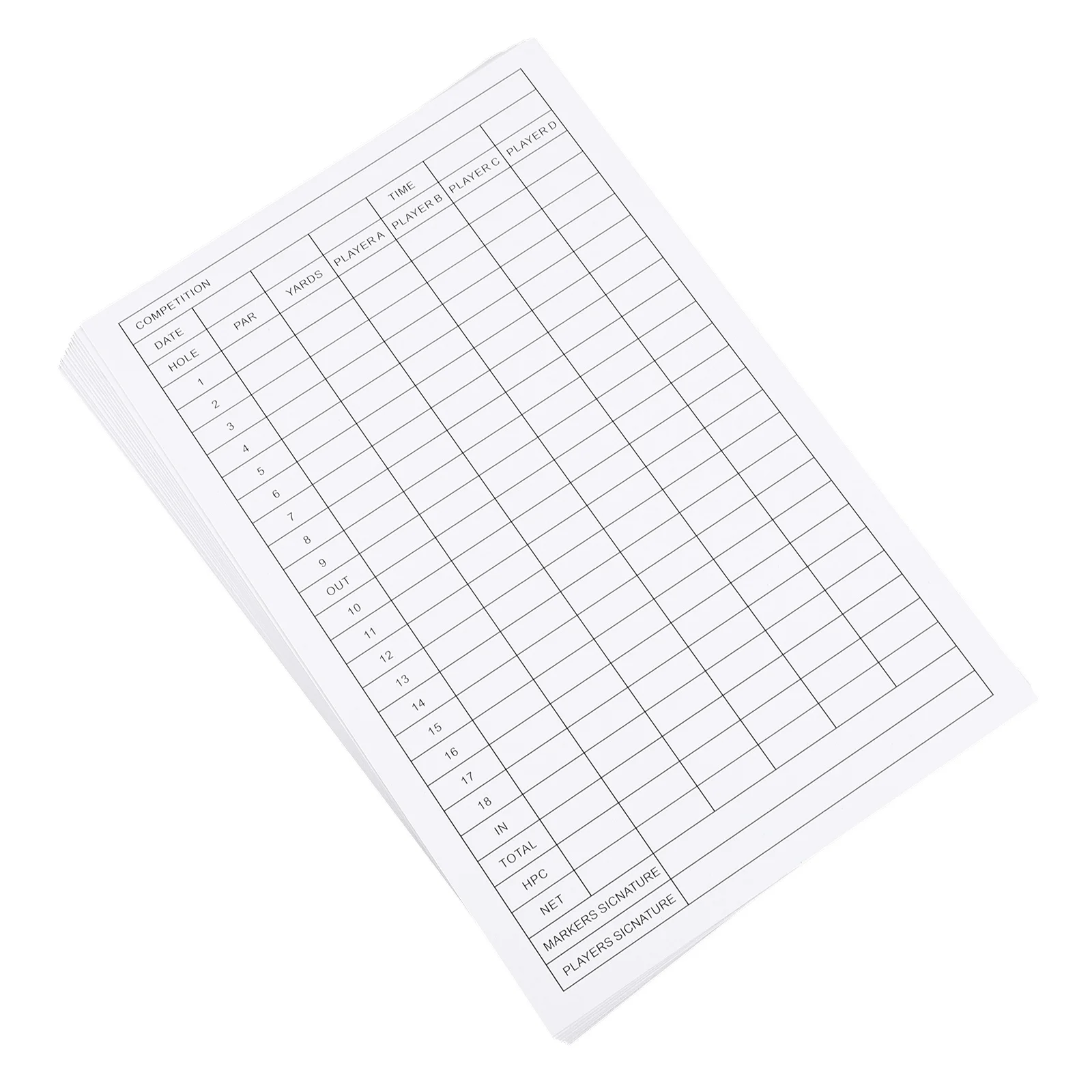 12PCS Coated Paper Scorecard Outdoor Player Sports Score Record Use Tool
12PCS Coated Paper Scorecard Outdoor Player Sports Score Record Use Tool