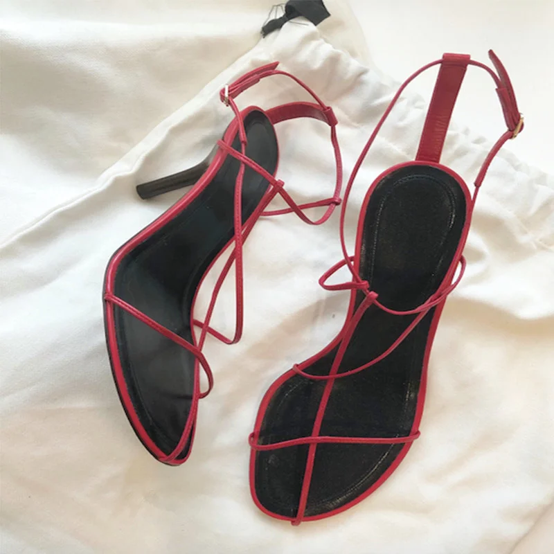 High Cross-strap Heels Sandals Women Summer New Narrow Band Open Toe Lady Shoes Thin Heel Roman Casual Shoe Sandalias Mujer
High Cross-strap Heels Sandals Women Summer New Narrow Band Open Toe Lady Shoes Thin Heel Roman Casual Shoe Sandalias Mujer