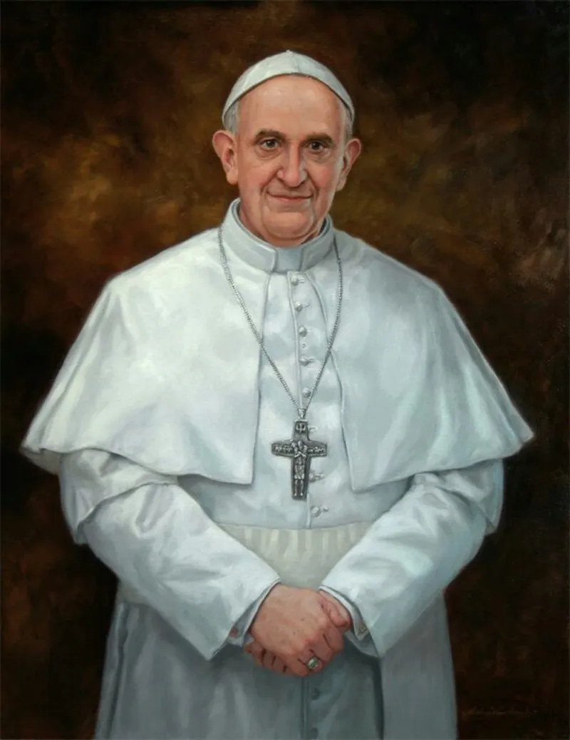 Religion ART Vatican Pope Francis portrait Christianity Catholicism Pontifex Maximus Pope Society of Jesus print art painting
Religion ART Vatican Pope Francis portrait Christianity Catholicism Pontifex Maximus Pope Society of Jesus print art painting