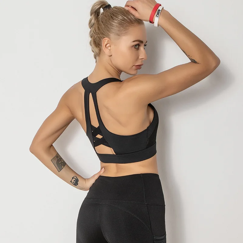 Hollow Out Back Cross Tank Top Women Breathable Push Up Sport Bra Shock Proof Active Bra Sport Top Female Gym Clothing Fitness
Hollow Out Back Cross Tank Top Women Breathable Push Up Sport Bra Shock Proof Active Bra Sport Top Female Gym Clothing Fitness