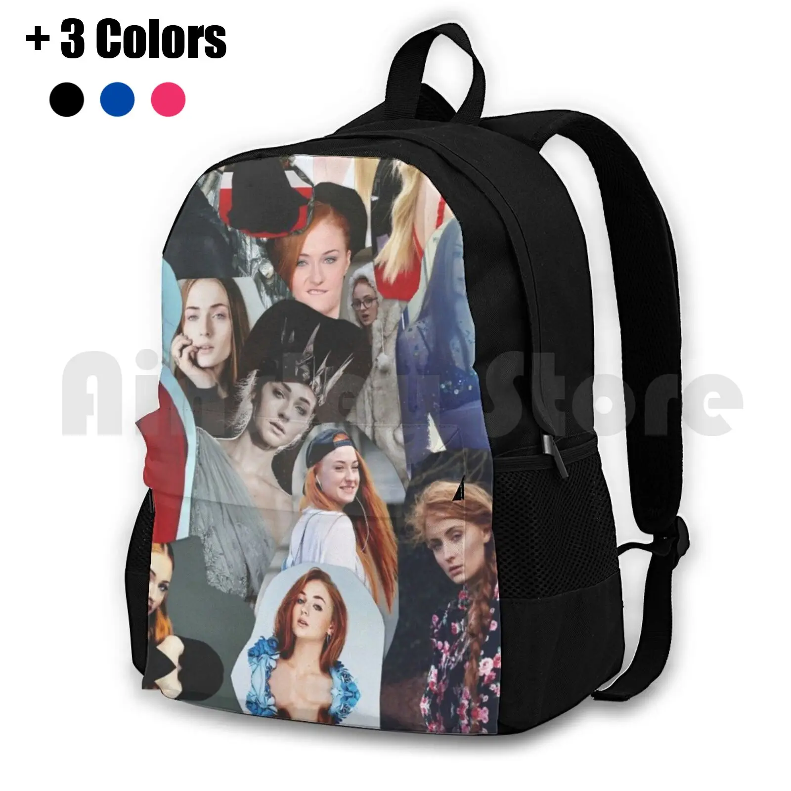 Celebrity : Sophie Turner ( Collage ) Outdoor Hiking Backpack Waterproof Camping Travel Cast Hbo Shows Tv Actress Actresses
Celebrity : Sophie Turner ( Collage ) Outdoor Hiking Backpack Waterproof Camping Travel Cast Hbo Shows Tv Actress Actresses