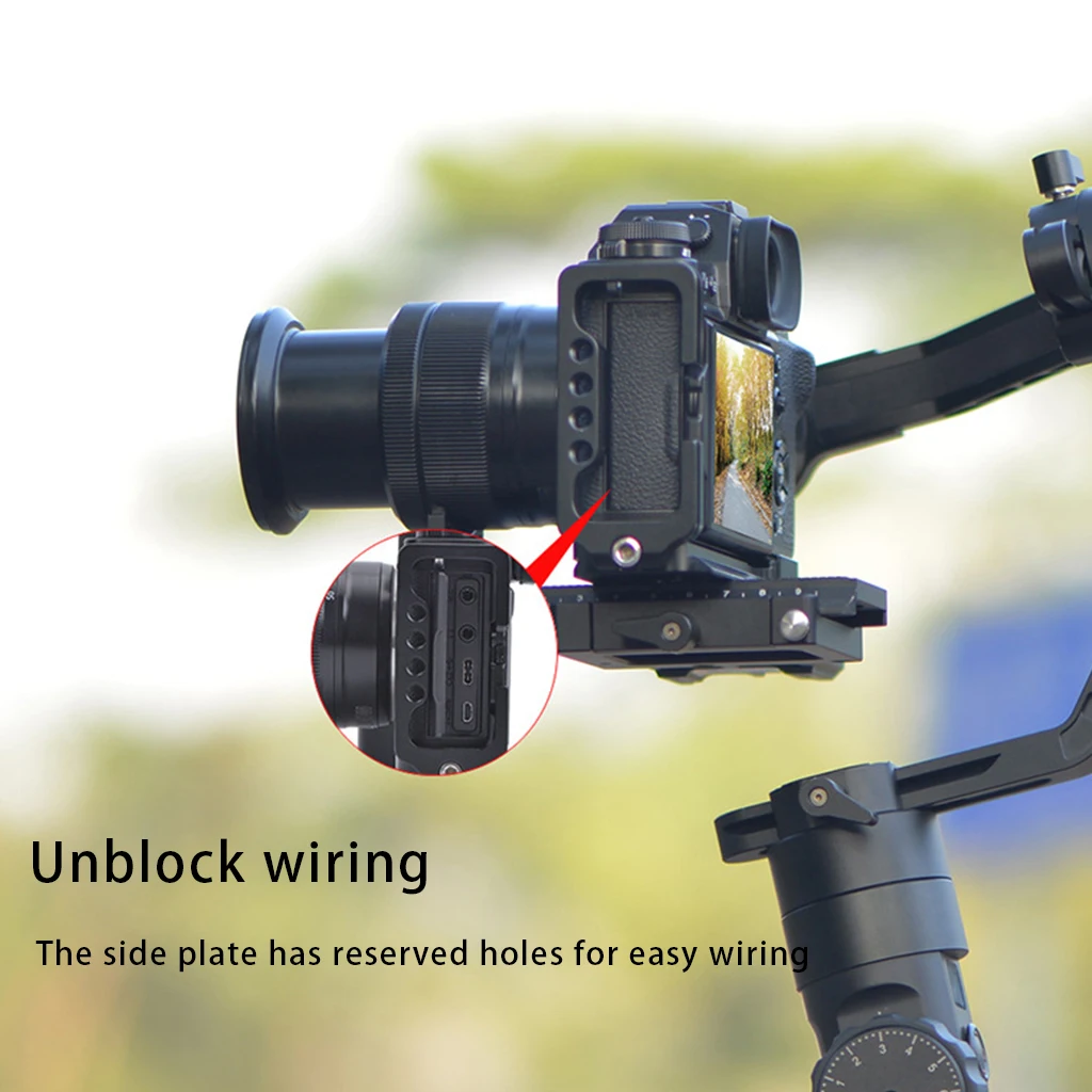 Stable L-shaped Quick Mounting Plate Fit for Fuji XT3 Camera Keep Camera Body Stable without Shaking Wear-resistant
Stable L-shaped Quick Mounting Plate Fit for Fuji XT3 Camera Keep Camera Body Stable without Shaking Wear-resistant