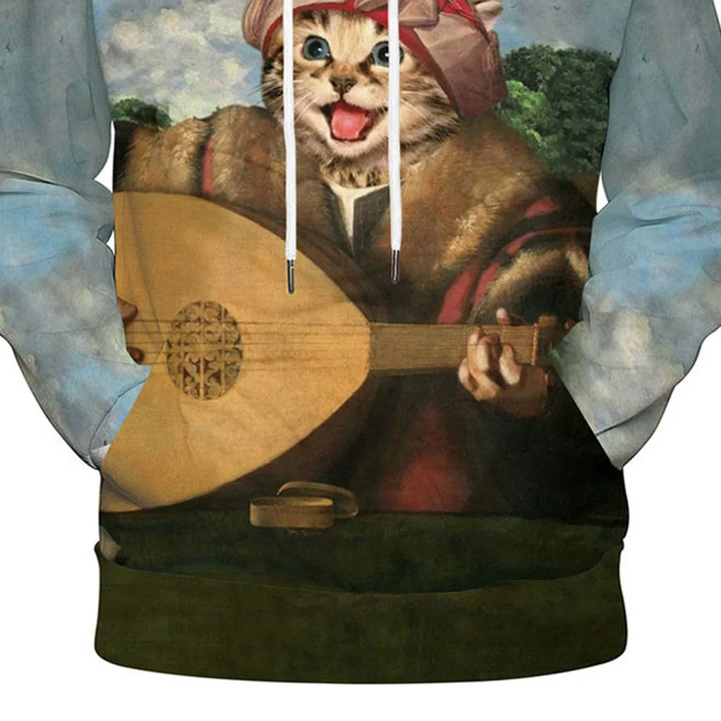 Men's Autumn Spring Fashion 3D Printing Hoodie Loose Long Sleeve Pullover Sweatshirt with Hat L0821
Men's Autumn Spring Fashion 3D Printing Hoodie Loose Long Sleeve Pullover Sweatshirt with Hat L0821