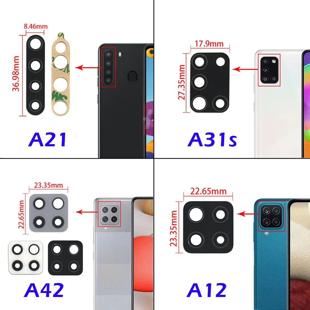 100 шт. для Samsung A12 A21 A31S A42 задняя камера стеклянный объектив с клеевым клеем наклейка запасные части
100 шт. для Samsung A12 A21 A31S A42 задняя камера стеклянный объектив с клеевым клеем наклейка запасные части