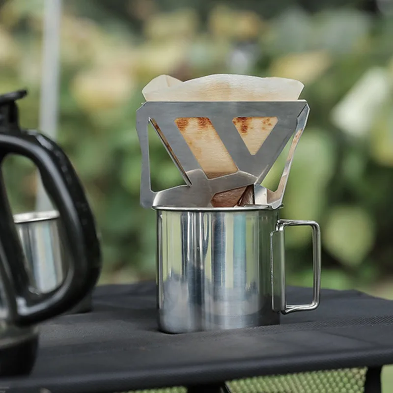 1PCS Multifunctional Coffee Drip Rack Stainless Steel Folding Funnel Filter Cup Outdoor Camping Coffee Ground Filter Utensil
1PCS Multifunctional Coffee Drip Rack Stainless Steel Folding Funnel Filter Cup Outdoor Camping Coffee Ground Filter Utensil