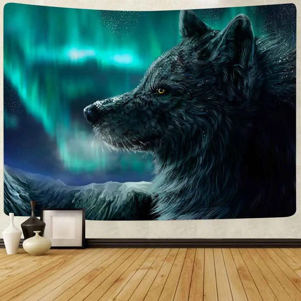 Гобелен Simsant Animal Wolf Aurora Borealis, настенный гобелен для гостиной, домашнего декора
Гобелен Simsant Animal Wolf Aurora Borealis, настенный гобелен для гостиной, домашнего декора