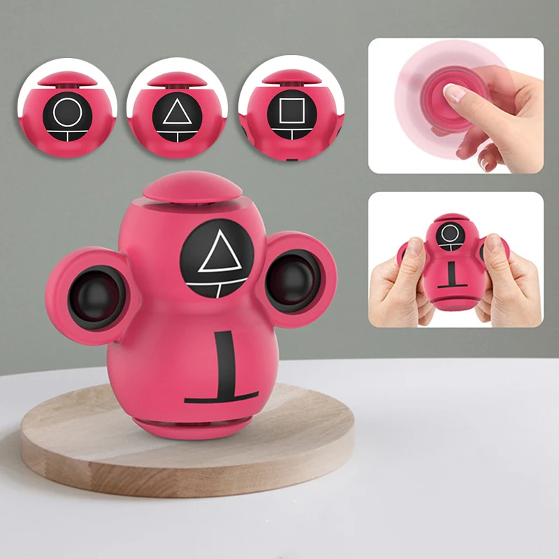 Korea TV Squid Game Fidget Spinner Toys Pops Anti Stress Face Changing Spiner Fingertip Spinner Toys for Children Christmas Gift
Korea TV Squid Game Fidget Spinner Toys Pops Anti Stress Face Changing Spiner Fingertip Spinner Toys for Children Christmas Gift