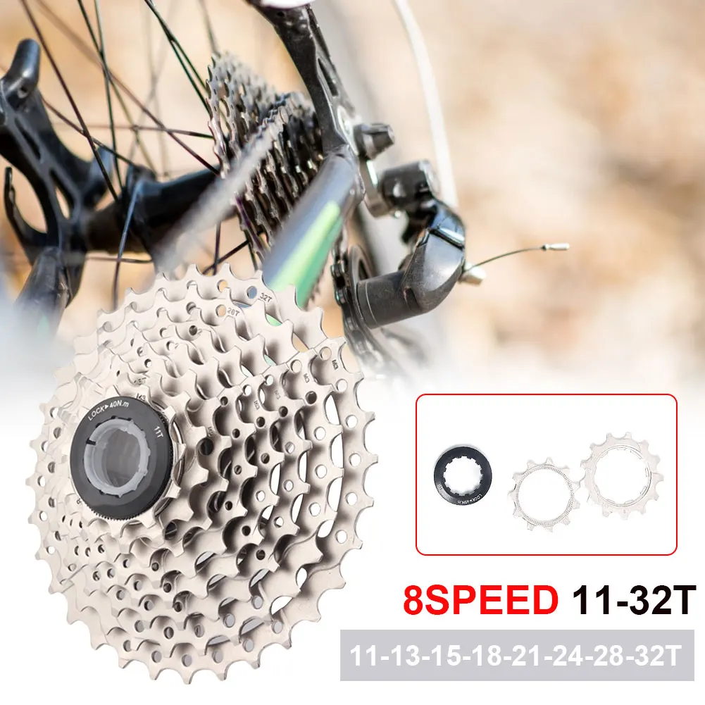 11-32T Cassette Freewheel 8 Speed Steel Sprocket Spare Parts for MTB Road Bike Bicycle Cassette Freewheel MTB Sprocket
11-32T Cassette Freewheel 8 Speed Steel Sprocket Spare Parts for MTB Road Bike Bicycle Cassette Freewheel MTB Sprocket