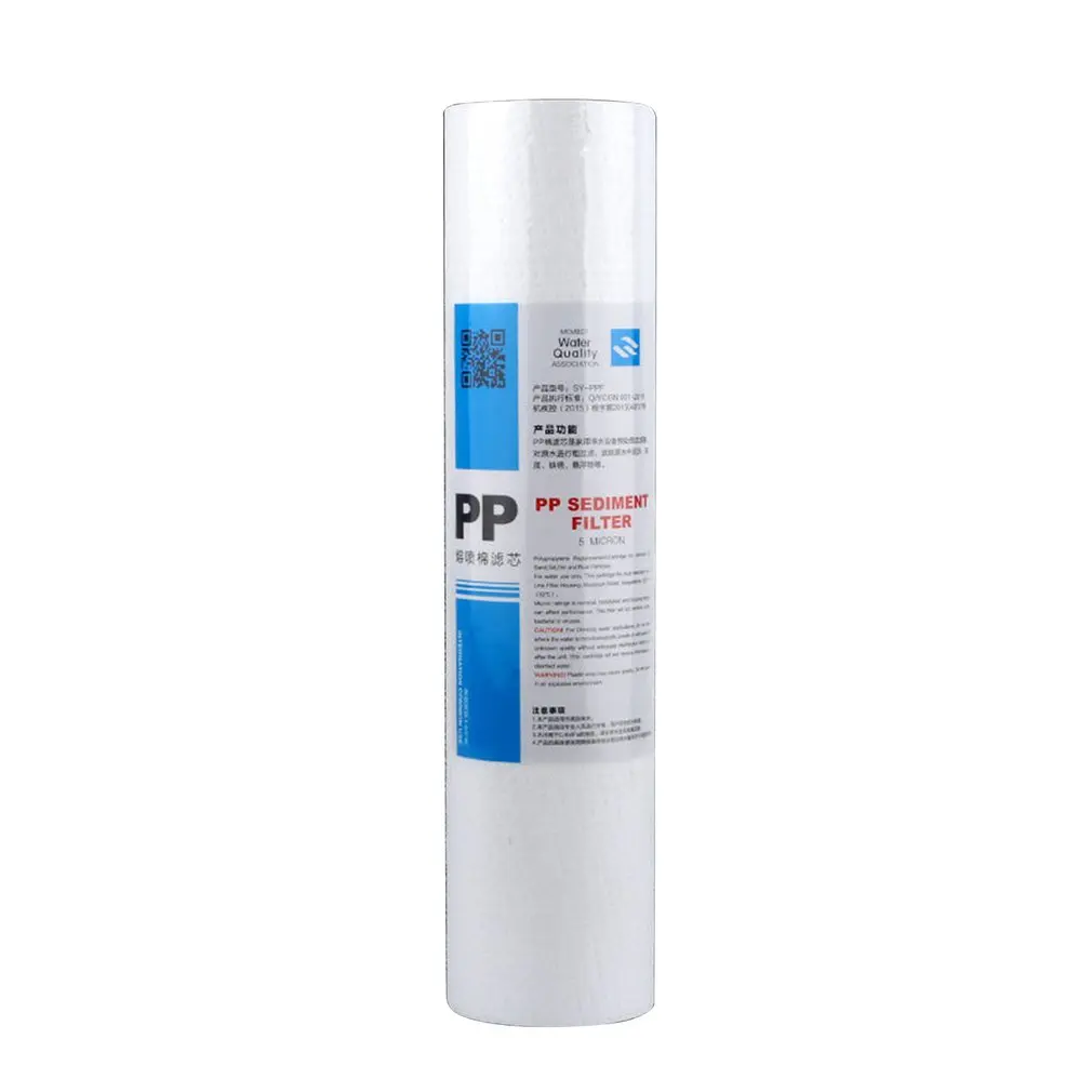 Polypropylene Sediment Filter 5 Micron Water Filter Replacement Cartridge For Whole House Compatible Pp Cotton Filter
Polypropylene Sediment Filter 5 Micron Water Filter Replacement Cartridge For Whole House Compatible Pp Cotton Filter