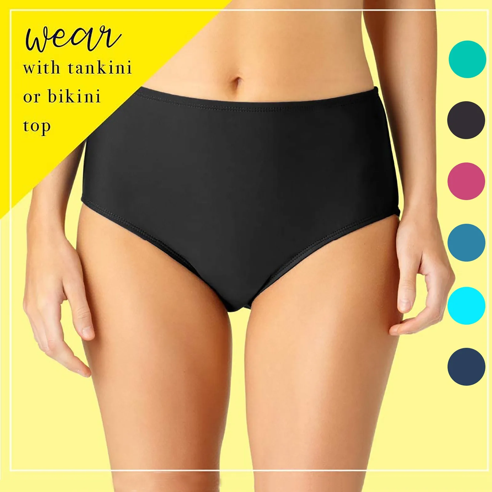 Women's Swimsuit Thongs Sexy Swimwear Bathing Suit Swim High Waist Bikini Panties Bottoms One-Piece Conservative Swimming Short
Women's Swimsuit Thongs Sexy Swimwear Bathing Suit Swim High Waist Bikini Panties Bottoms One-Piece Conservative Swimming Short