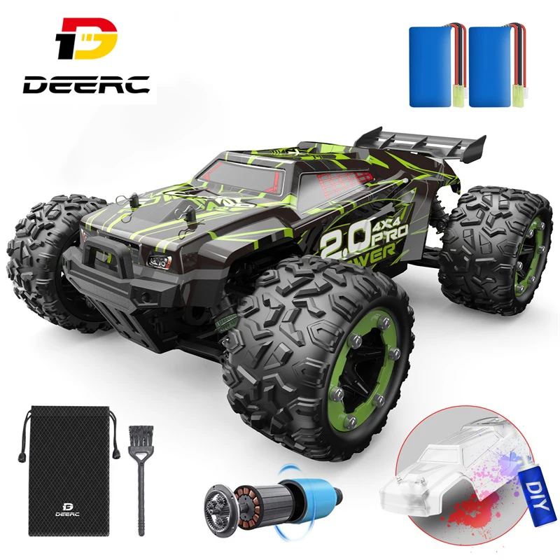 

DEERC 302E Brushless RC Cars 1:18 60KM/H High Speed Remote Control Racing Car 4WD All Terrain Off Road Monster Truck Toy For Boy