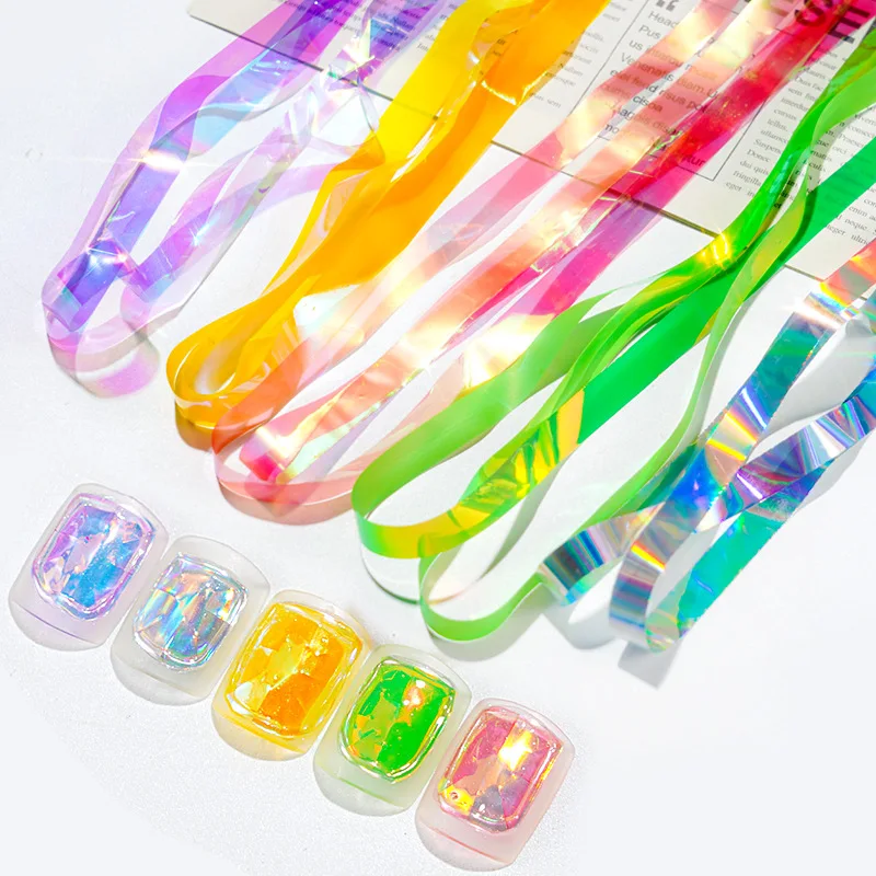 New laser candy paper nail enhancement accessories fairy Aurora cellophane 1cm boxed 1m / box nail stickers nail decal nail foil
New laser candy paper nail enhancement accessories fairy Aurora cellophane 1cm boxed 1m / box nail stickers nail decal nail foil