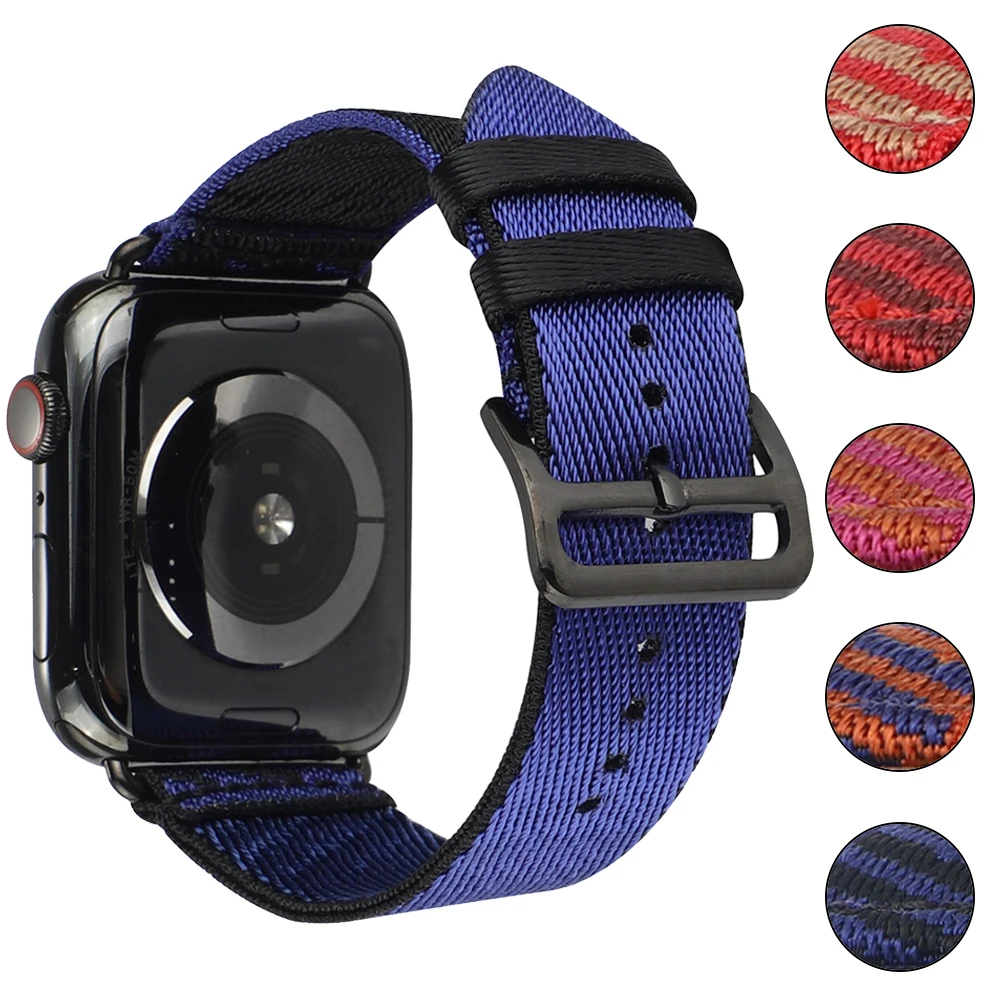 Wrist Strap for Apple Watch Band 44mm 40mm 38mm 42mm 44 Mm Accessorie Nylon Loop Smartwatch Bracelet IWatch Serie 3 4 5 6 Se
Wrist Strap for Apple Watch Band 44mm 40mm 38mm 42mm 44 Mm Accessorie Nylon Loop Smartwatch Bracelet IWatch Serie 3 4 5 6 Se