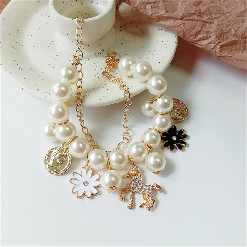 Fashion Pearl Multilayer Bracelet Unicorn Petal Avatar Mix and Match Korean Bracelet Women's Gift
Fashion Pearl Multilayer Bracelet Unicorn Petal Avatar Mix and Match Korean Bracelet Women's Gift