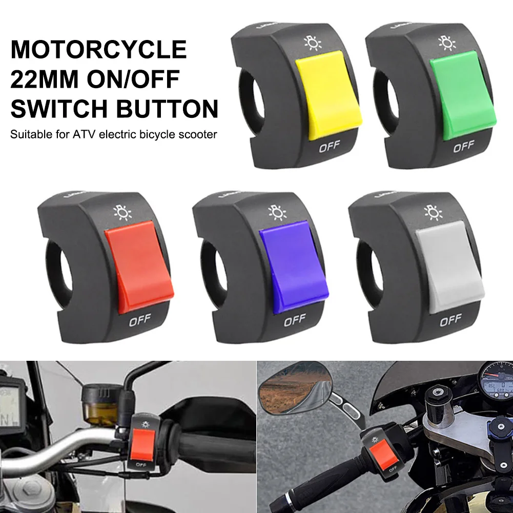 Motorcycle Handlebar Switch 22mm Handlebar Light Switch Rocker ON/OFF Switch for ATV Electronic Bike Scooter Motorbike
Motorcycle Handlebar Switch 22mm Handlebar Light Switch Rocker ON/OFF Switch for ATV Electronic Bike Scooter Motorbike