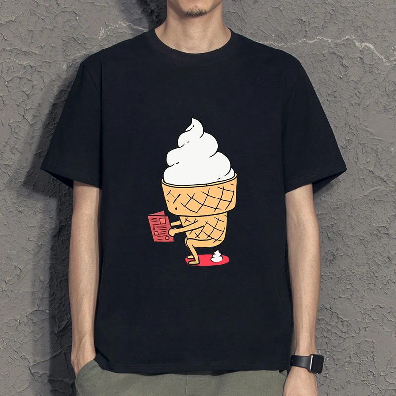 Ice Cream Cartoon Cotton T-shirt 2021 New Summer Fun Printed Men's T-shirt Women Short Sleeve Top Men Clothing 2021 Fashion
Ice Cream Cartoon Cotton T-shirt 2021 New Summer Fun Printed Men's T-shirt Women Short Sleeve Top Men Clothing 2021 Fashion