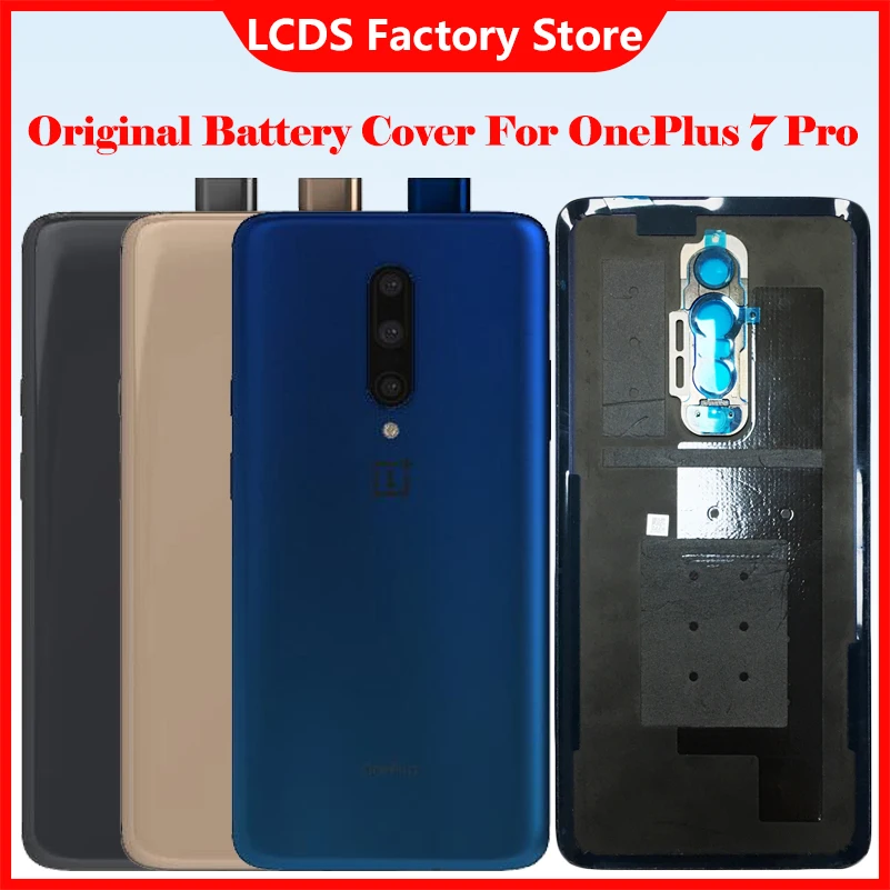 Original For OnePlus 7 Pro Back Battery Cover Door Rear Glass GM1911 GM1913 GM1917 GM1910 GM1915 Housing Case + Camera Lens
Original For OnePlus 7 Pro Back Battery Cover Door Rear Glass GM1911 GM1913 GM1917 GM1910 GM1915 Housing Case + Camera Lens