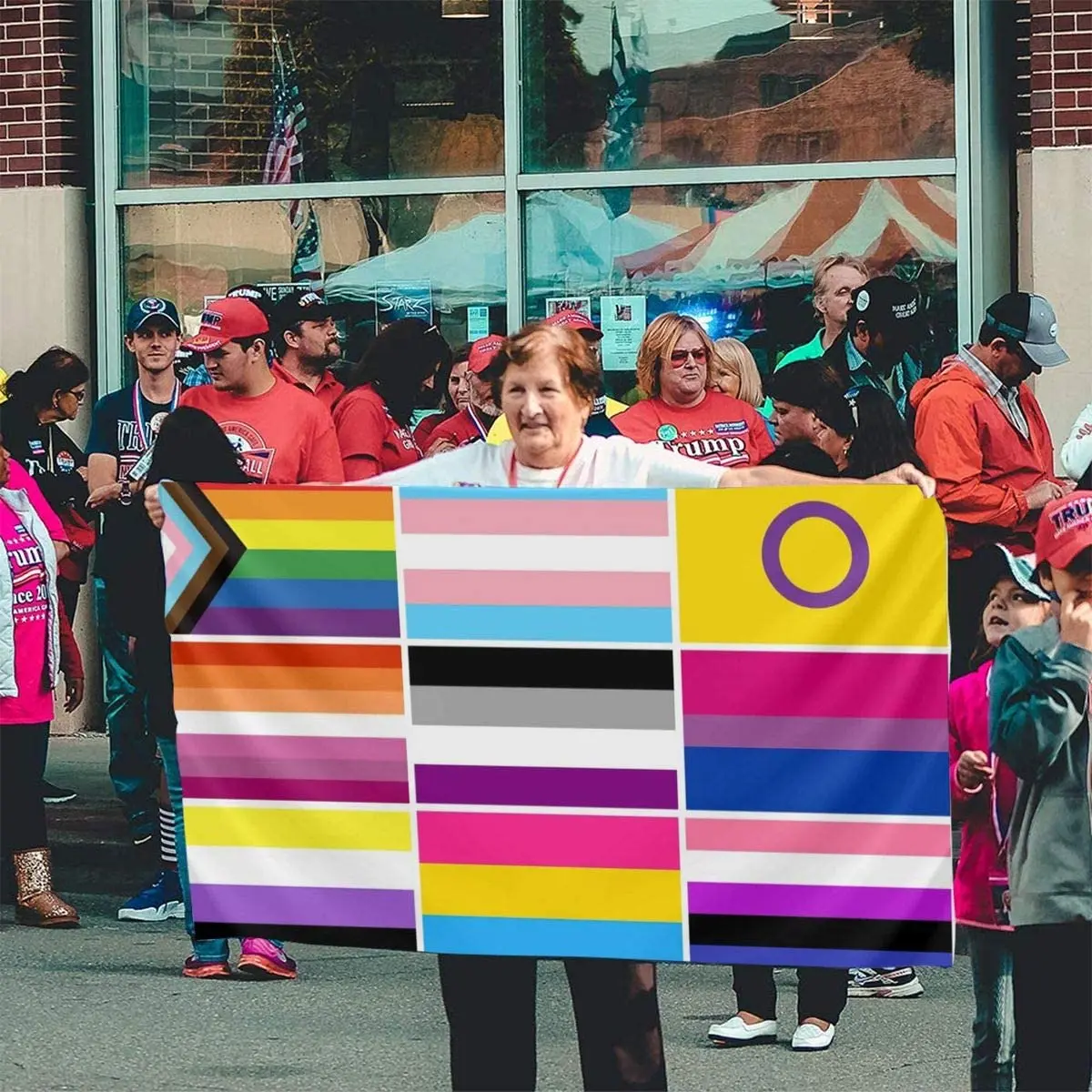 All Inclusive Gay Pride Flag LGBT Welcome Party Outdoor Outside Decorations Ornament Picks Home House Garden Yard Flag Decor
All Inclusive Gay Pride Flag LGBT Welcome Party Outdoor Outside Decorations Ornament Picks Home House Garden Yard Flag Decor